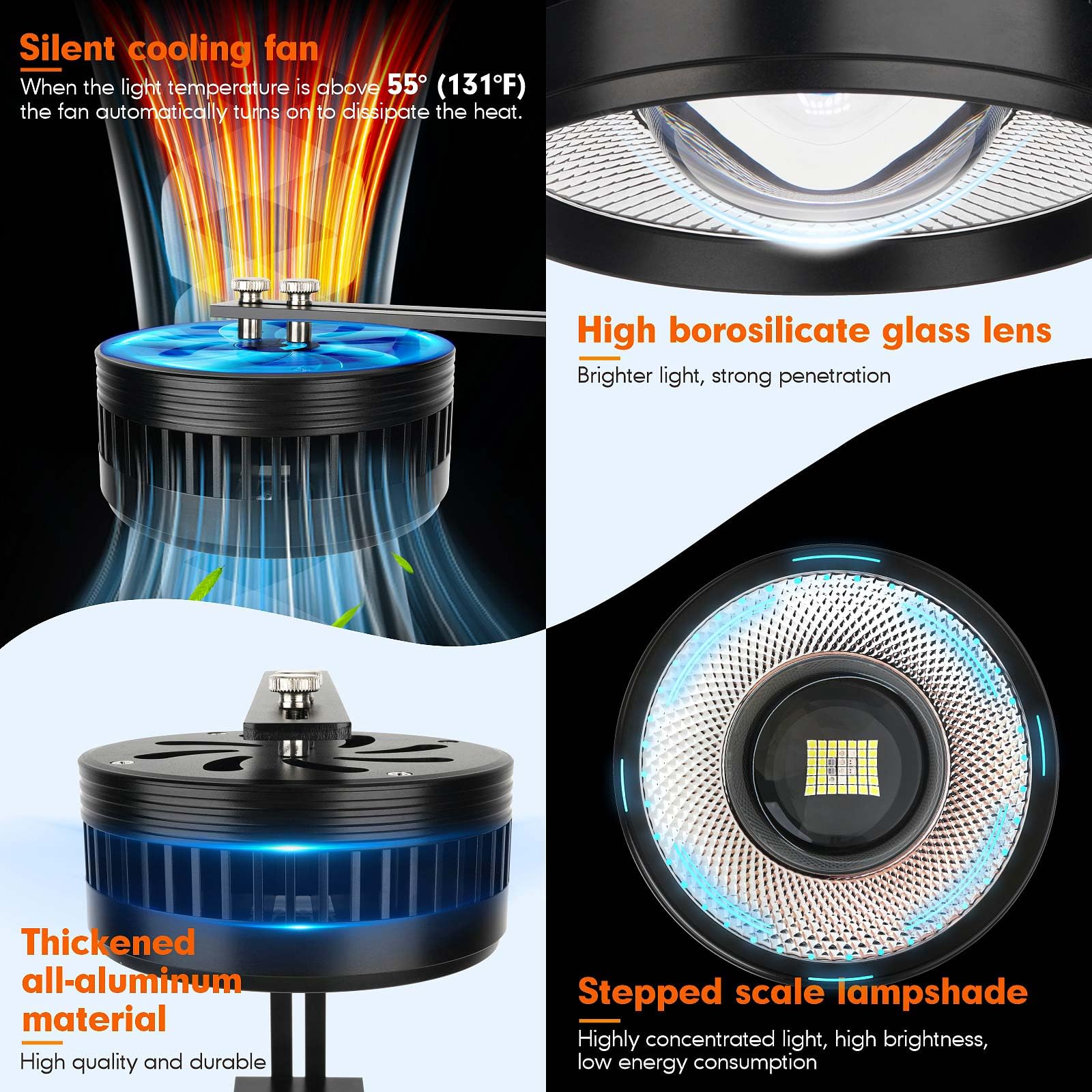 Foto 6 pulgar | Luz Aqqa Con Clip Para Acuarios Con Controlador De 35 W - Venta Internacional.