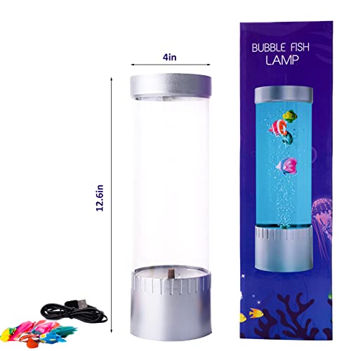 Foto 4 pulgar | Lámpara Artificial Handsbrain Bubble Fish Para Pecera Con Luz - Venta Internacional.