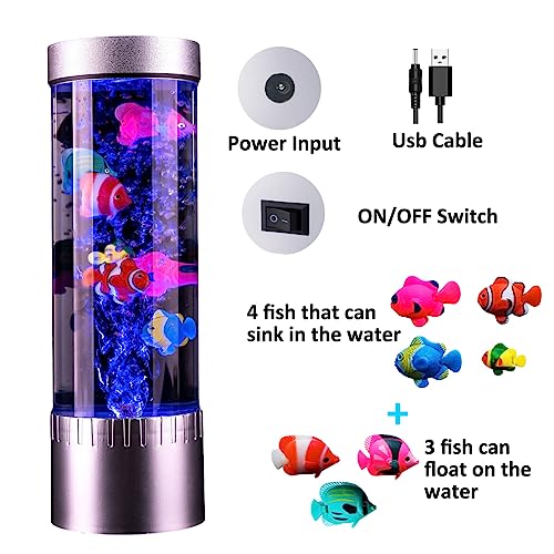 Foto 4 | Lámpara Artificial Handsbrain Bubble Fish Para Pecera Con Luz - Venta Internacional.