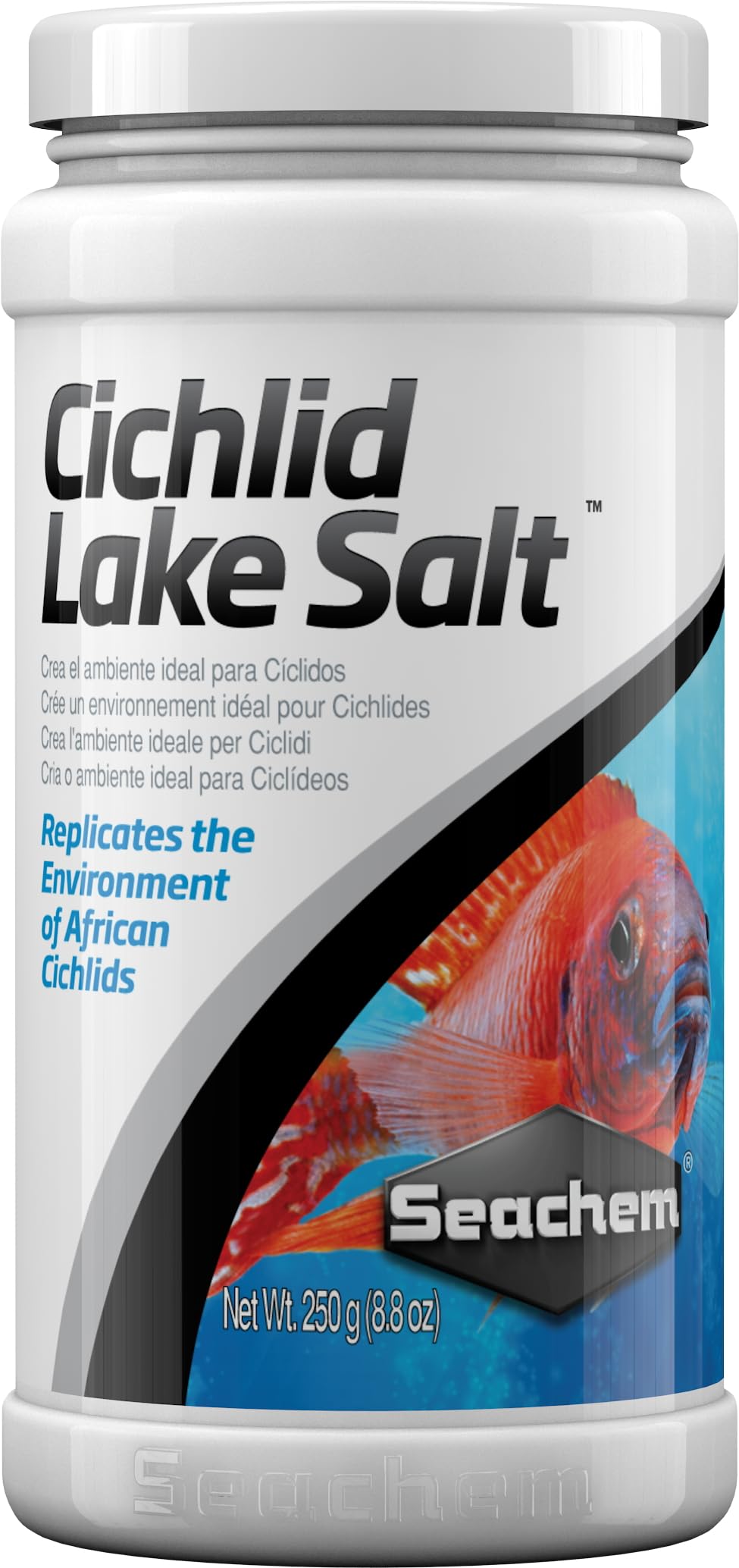 Sal De Cichlid Lake Seachem, 250 G/250 Ml, No Ácida - Venta Internacional. $452