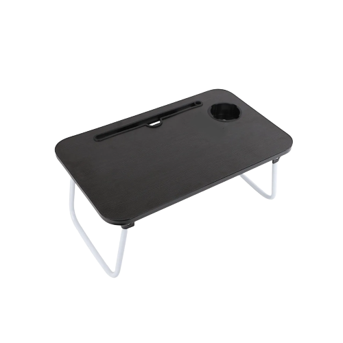 Foto 2 pulgar | Mesa Plegable para Laptop Malubero Soporte de Madera color Negro