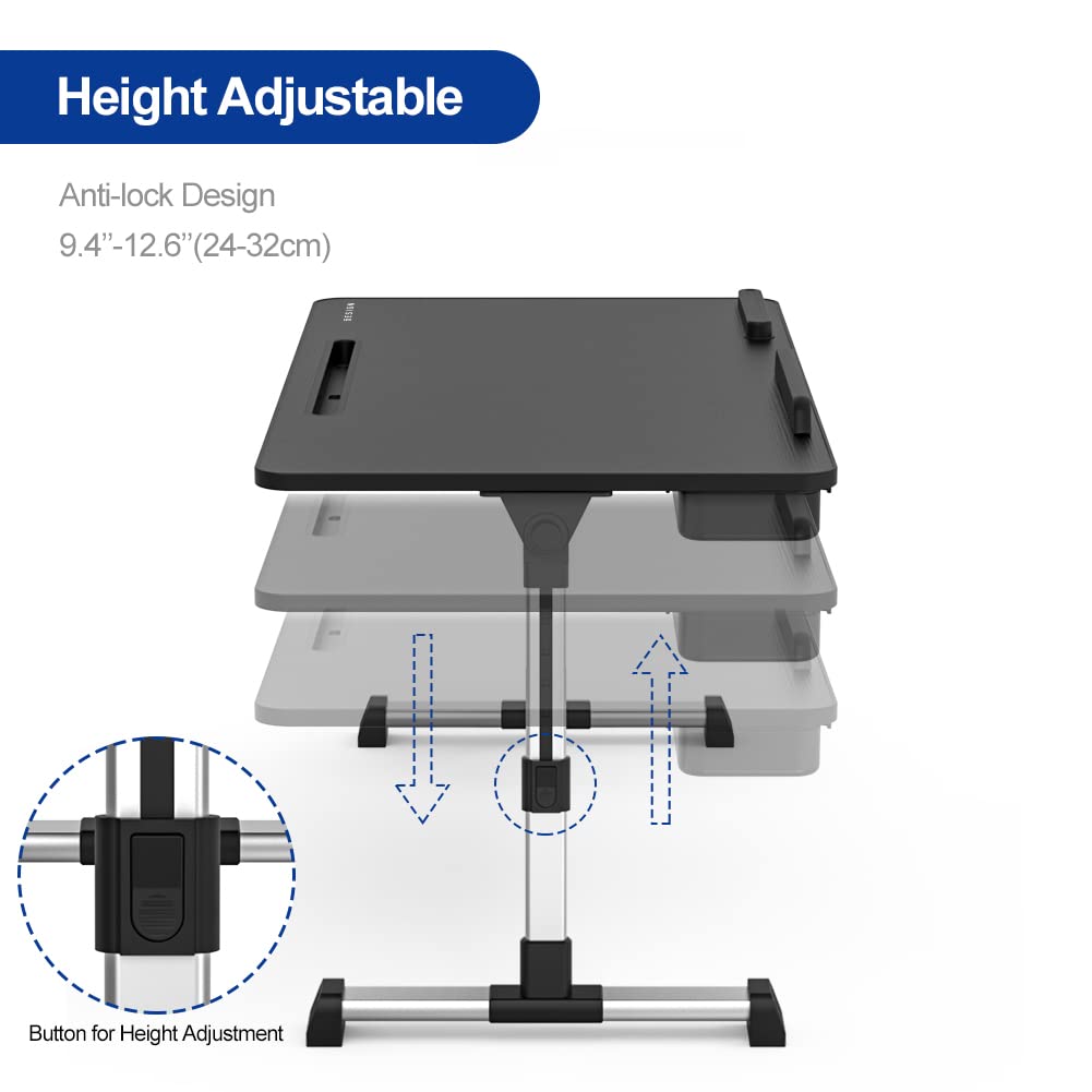 Foto 7 pulgar | Mesa Ajustable para Portátil Besign Lt06 Pro Tamaño Grande Negra - Venta Internacional