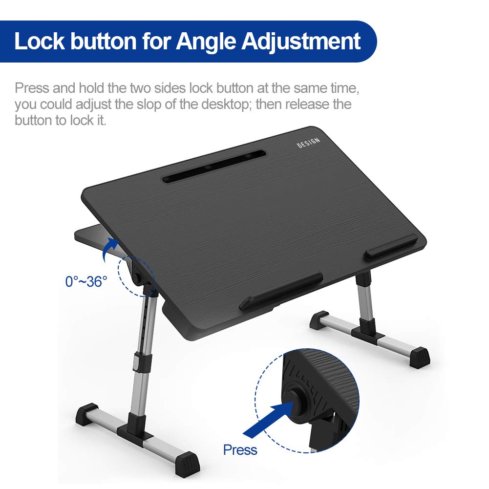 Foto 7 | Mesa Ajustable para Portátil Besign Lt06 Pro Tamaño Grande Negra - Venta Internacional