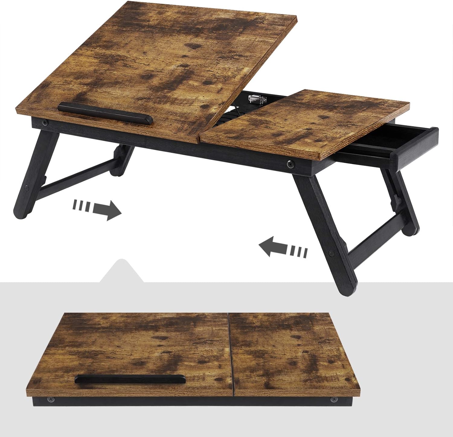 Foto 5 pulgar | Mesa de Cama Songmics para Laptop Ajustable