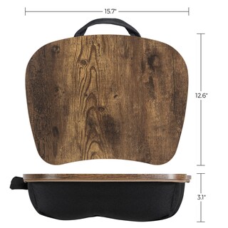 Foto 5 | Lap Desk Songmics, Bandeja Para Ordenador Portátil, Con Asa, Color Marrón Rústico