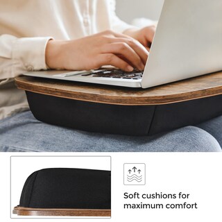 Foto 6 | Lap Desk Songmics, Bandeja Para Ordenador Portátil, Con Asa, Color Marrón Rústico