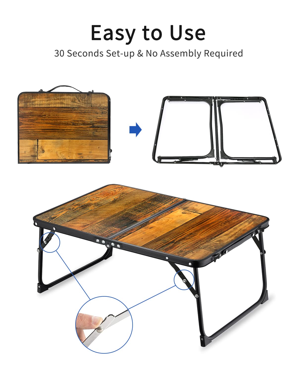 Foto 4 | Mesa Plegable para Portátil Suvane Lap Desk   Retro - Venta Internacional