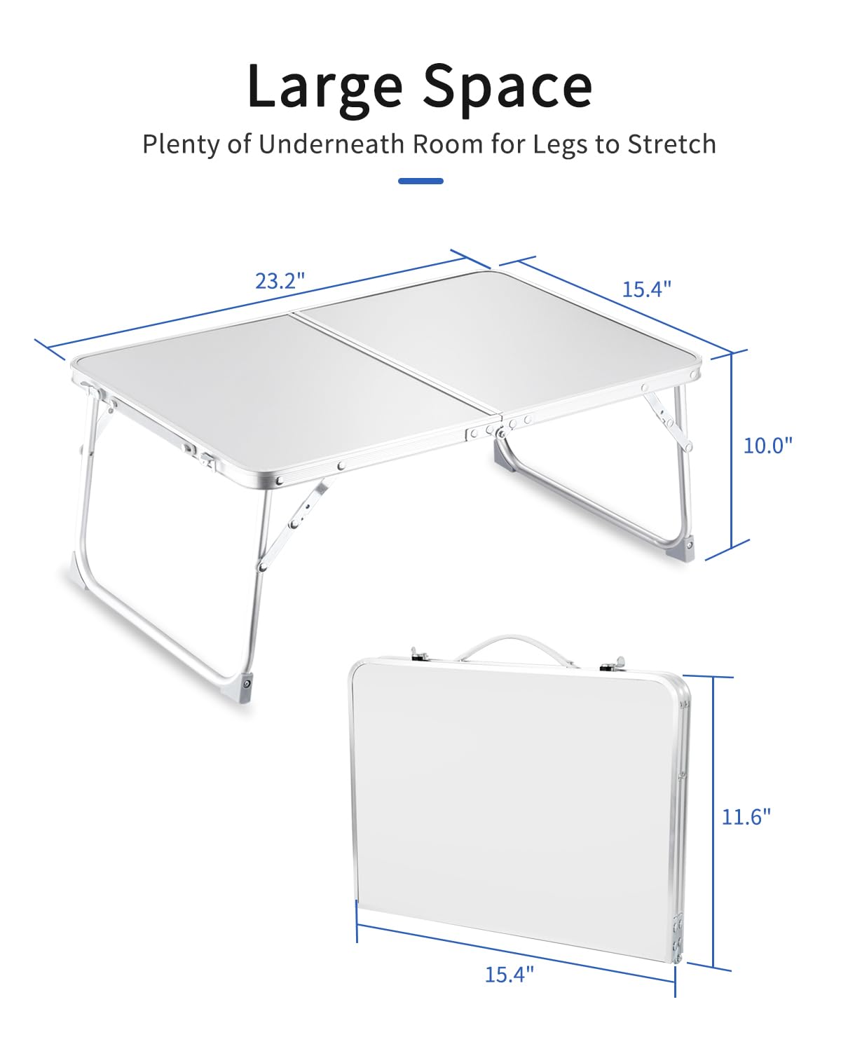 Foto 7 pulgar | Mesa Plegable Para Portátil Suvane Lap Desk, Bandeja Gris - Venta Internacional.