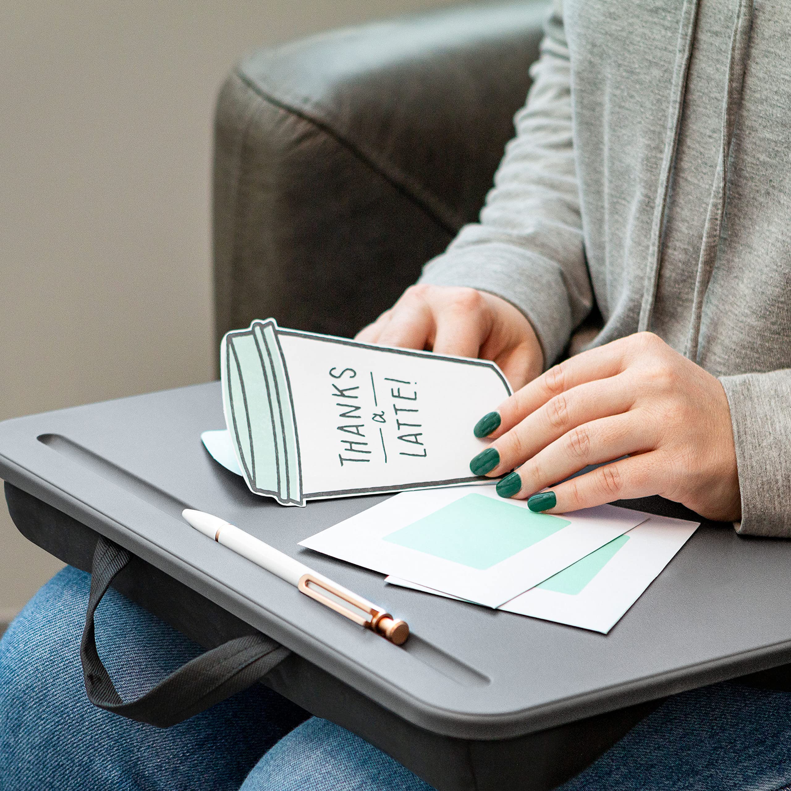 Foto 6 | Lap Desk LapGear Compact Charcoal para Portátiles de 15 Pulgadas - Venta Internacional