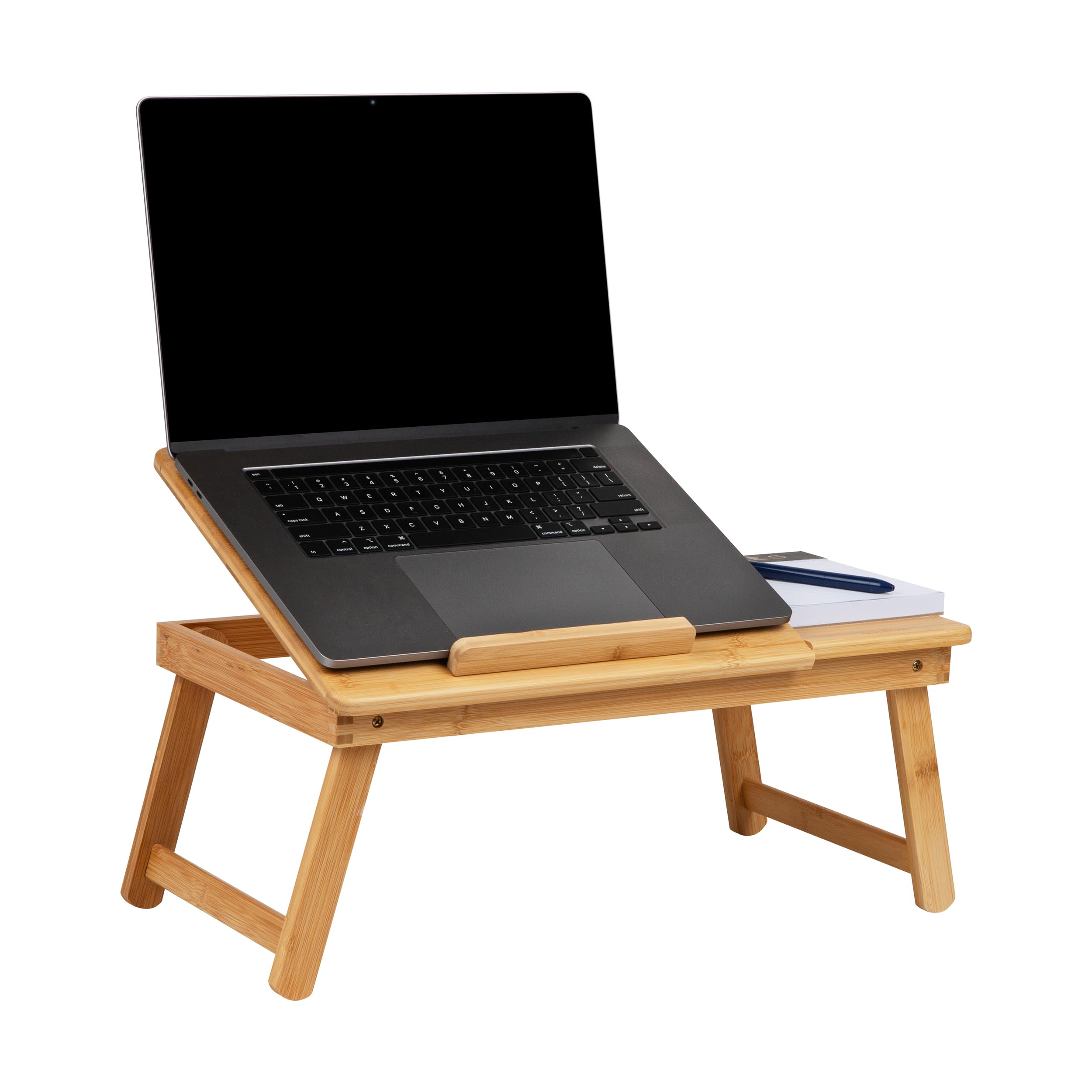 Soporte Para Ordenador Portátil Portátil Mind Reader Con Patas Plegables, Color Marrón - Venta Internacional.
