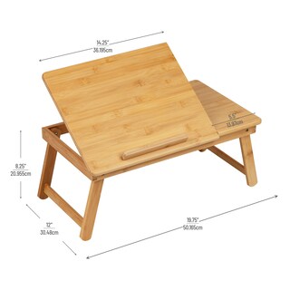 Foto 3 | Soporte Para Ordenador Portátil Portátil Mind Reader Con Patas Plegables, Color Marrón - Venta Internacional.
