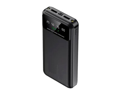 Foto 2 | Power Bank Negro/ultrarápida