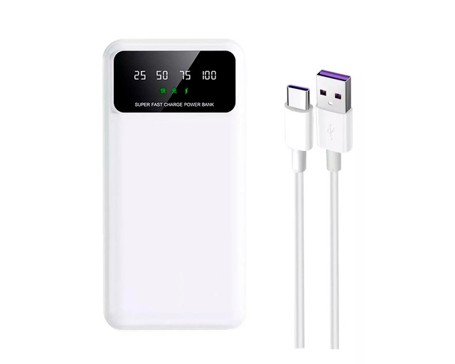 Power Bank Blnco/ultrarápida