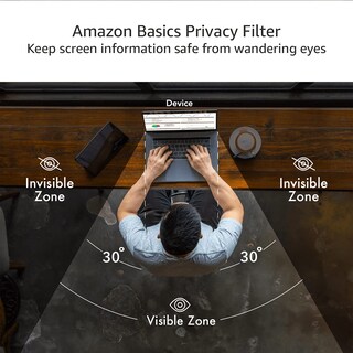 Foto 4 | Filtro De Pantalla De Privacidad Amazon Basics Monitor De 24 Pulgadas - Venta Internacional.