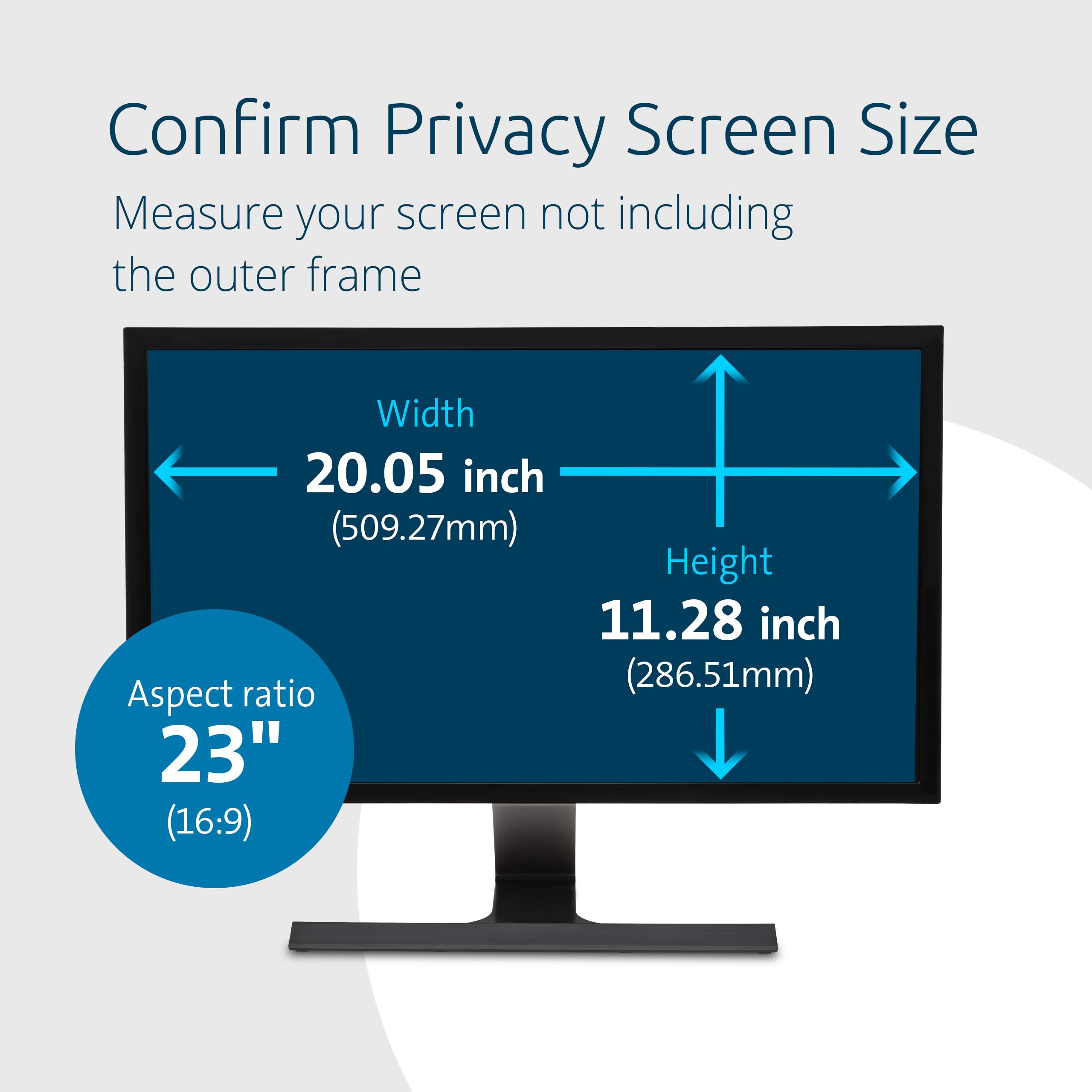 Foto 3 pulgar | Pantalla De Privacidad Kensington Fp230w9 Para Monitor De 23 Pulgadas - Venta Internacional.