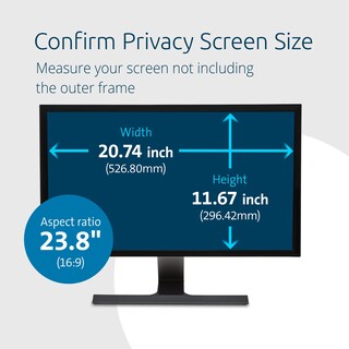 Foto 2 | Pantalla De Privacidad Kensington Fp238w9 Para Monitores 16:9 De 23,8 Pulgadas - Venta Internacional.