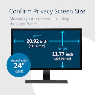 Foto 2 | Pantalla De Privacidad Kensington Fp240w9 Para Monitor De 24 Pulgadas - Venta Internacional.