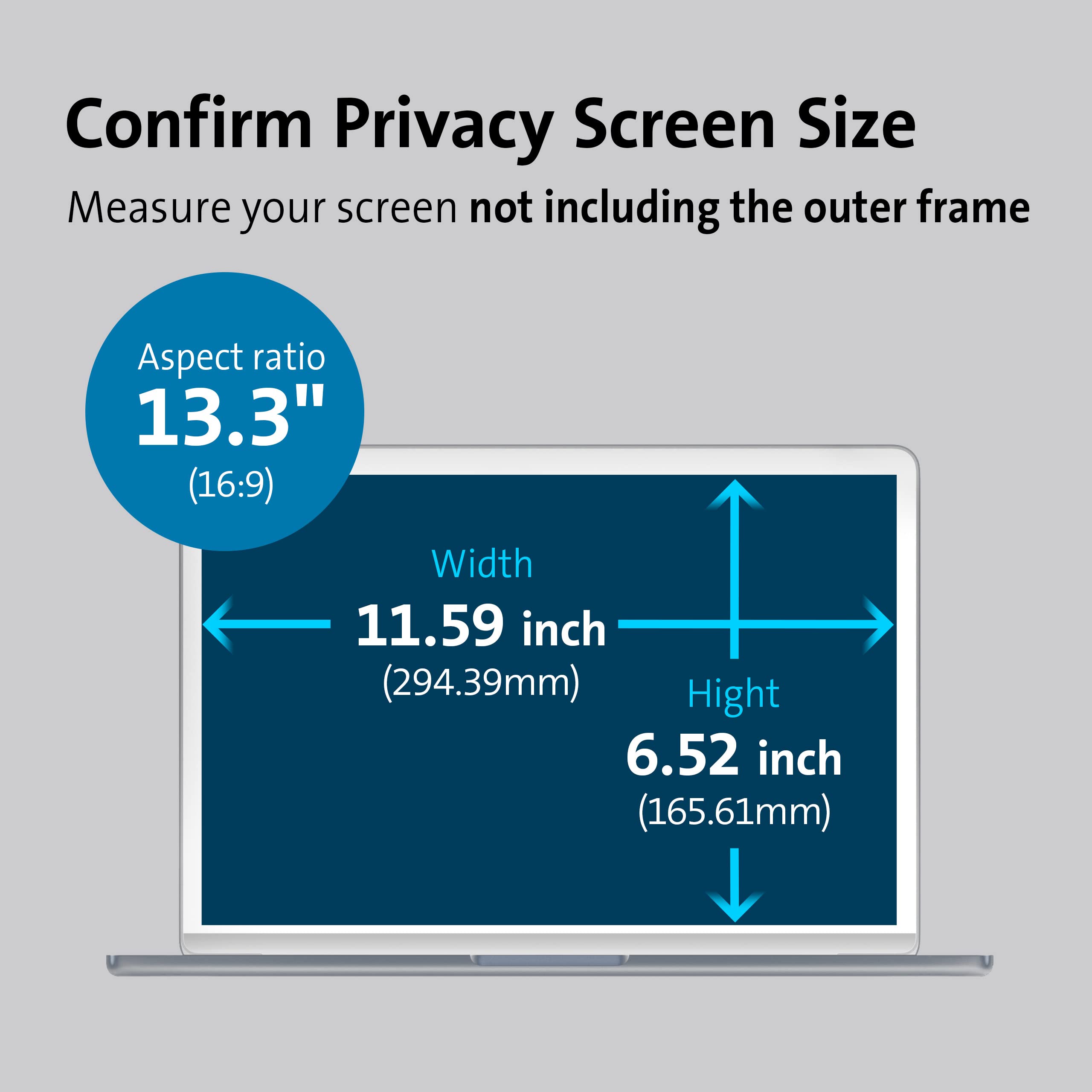 Foto 7 pulgar | Pantalla De Privacidad Kensington Magpro™ 13.3 16:9 Para Portátil - Venta Internacional.