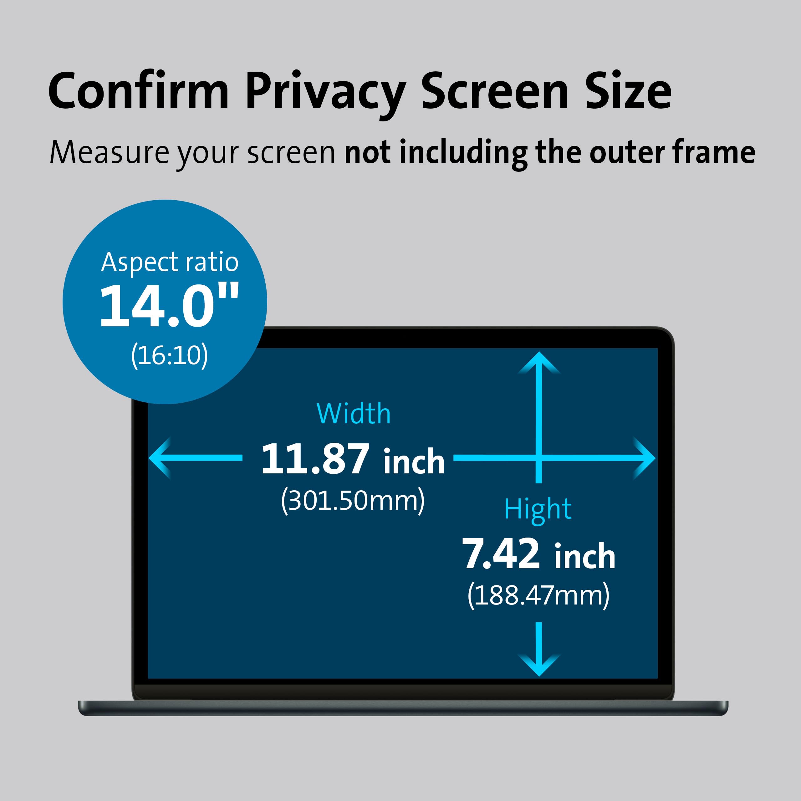 Foto 7 | Pantalla De Privacidad Para Portátil Kensington Magpro™ De 14 Pulgadas - Venta Internacional.
