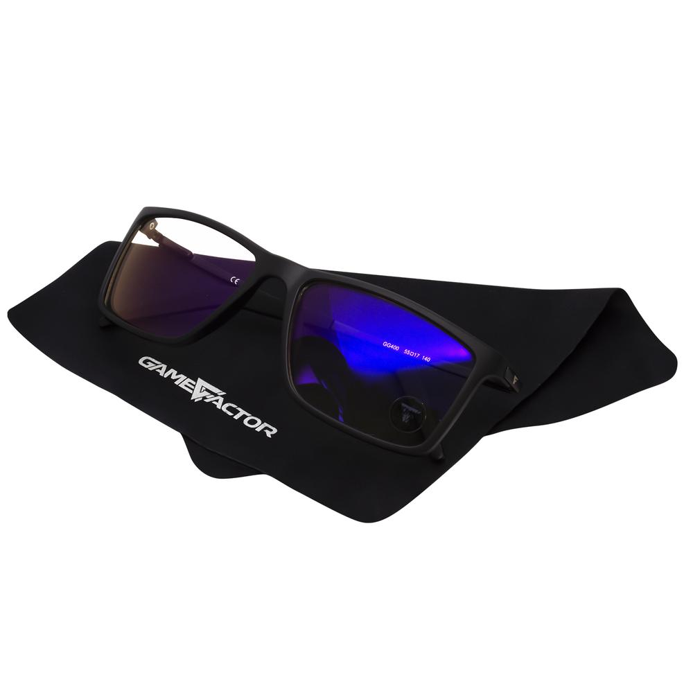 Foto 3 pulgar | Lentes Gamer Game Factor Gg400 Anti Blue Light Metalico Negro