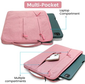 Foto 3 | Funda Protectora Funbu para Laptop/Tableta MacBook color Rosa