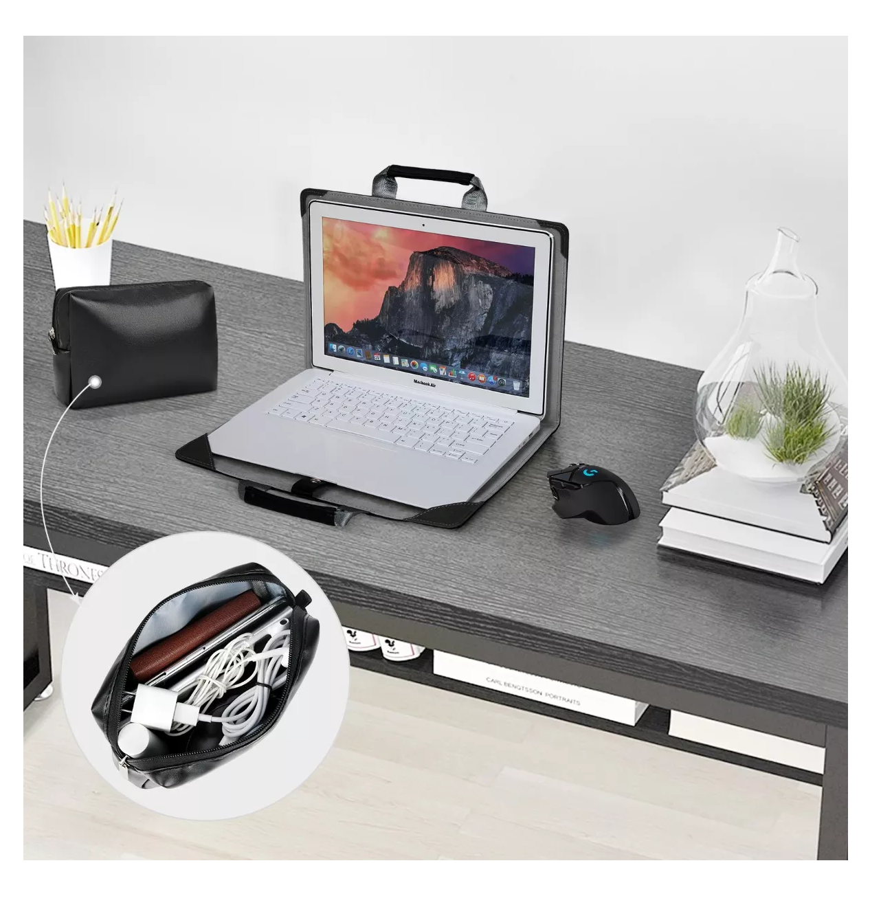 Foto 5 pulgar | Funda para Laptop Pro13/15.4 Impermeable 13 '' Negra