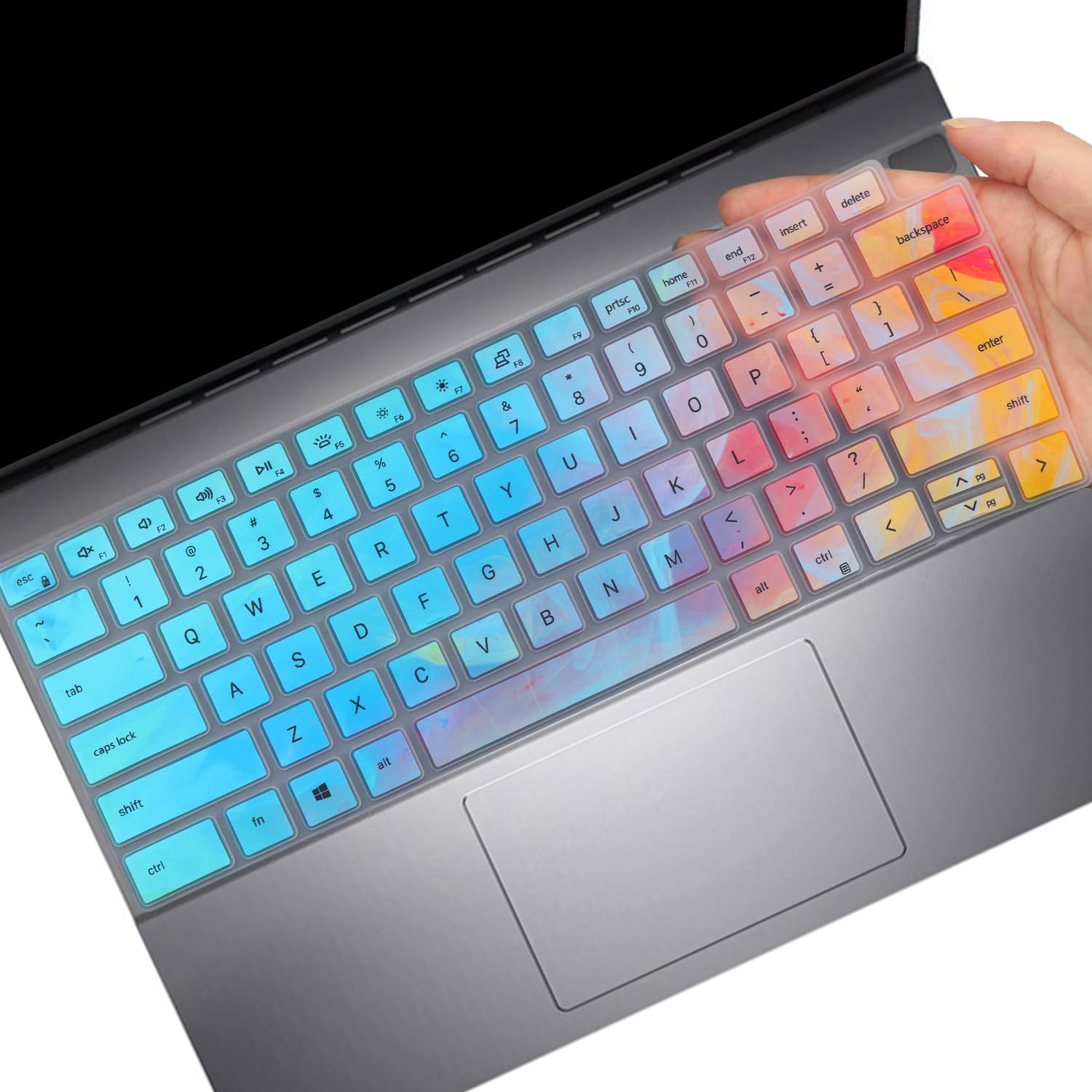 Foto 2 pulgar | Funda De Teclado Mubuy-gol Colorida Para Dell Inspiron 16/14 - Venta Internacional.
