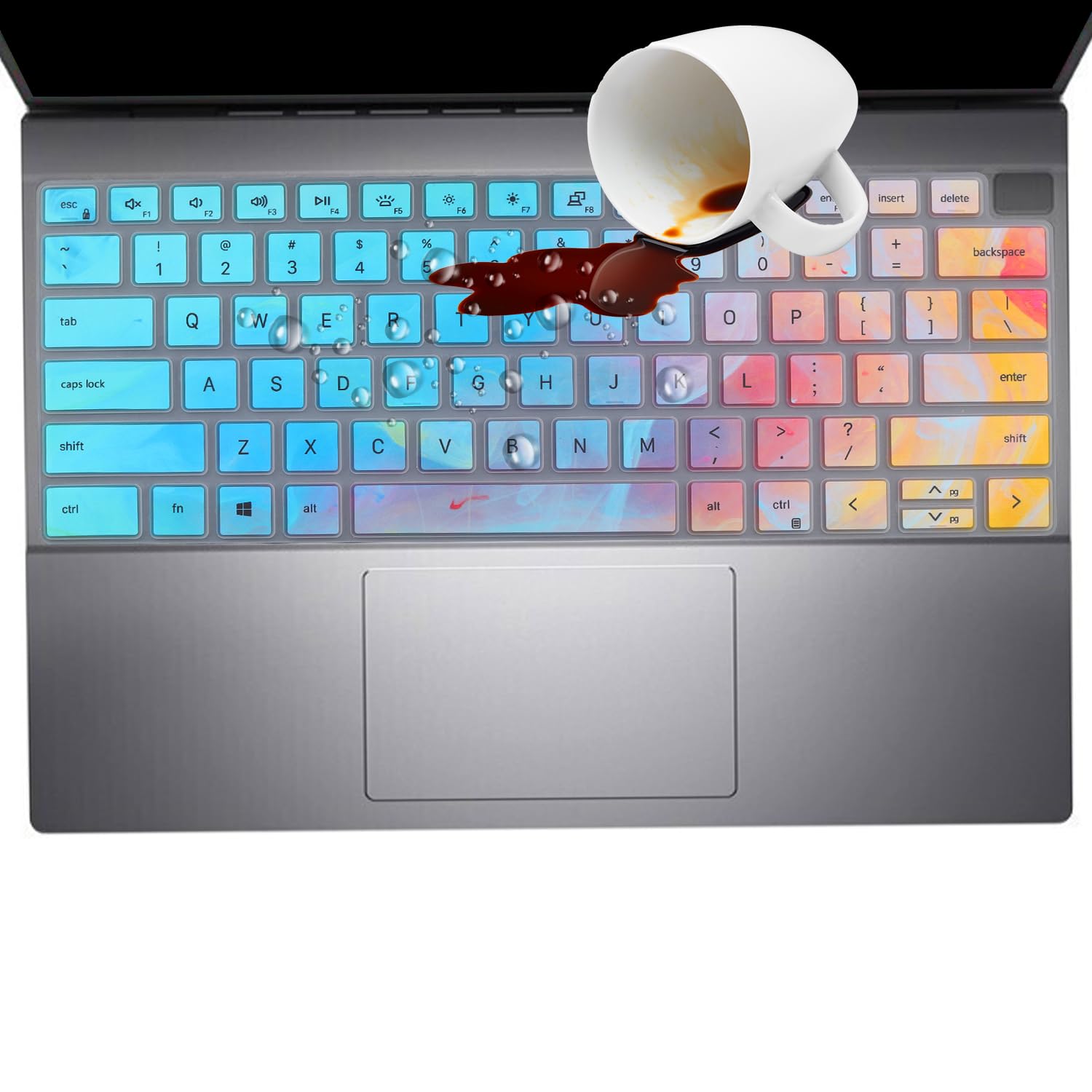 Foto 7 pulgar | Funda De Teclado Mubuy-gol Colorida Para Dell Inspiron 16/14 - Venta Internacional.