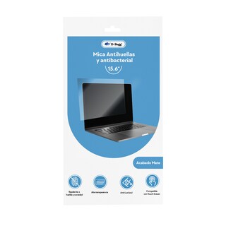 Foto 5 | Mica Antihuellas y Antibacterial para Laptop 15.6" D-Bugg con Acabado Mate