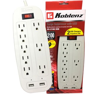 Foto 3 | Multicontacto Koblenz Ss-2100 con Protección Platinum de 8 Contactos Usb 00-5334-00-8