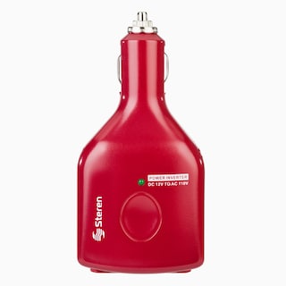 Foto 3 | Inversor de Corriente Automotriz de 75 W color Rojo 12 Vcc a 110 Vca