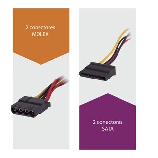 Foto 3 | Fuente de Poder Atx para Pc Steren Com-114 de 400 W color Gris