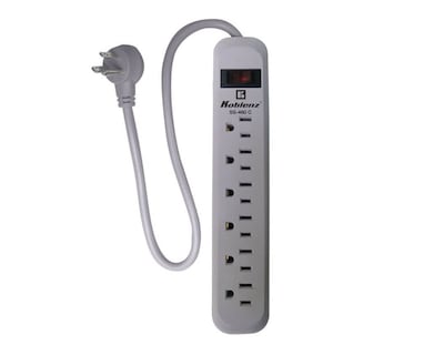 Foto 1 | Multicontacto Supresor de Picos 420 Joules/ 6 Contactos Koblenz Ss-420 color Blanco