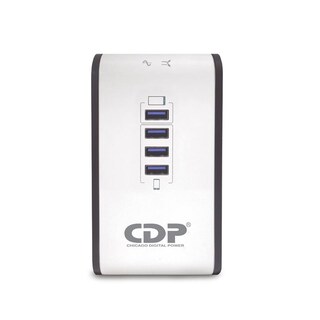 Foto 2 | Regulador CDP R2cu-avr1008 1000va 8 Contactos 4 USB