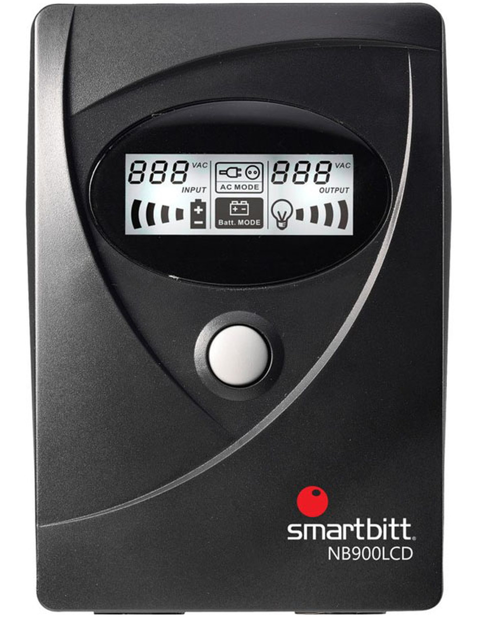 Foto 3 | Nobreak Smartbitt 900va Negro Lcd 6 Contactos