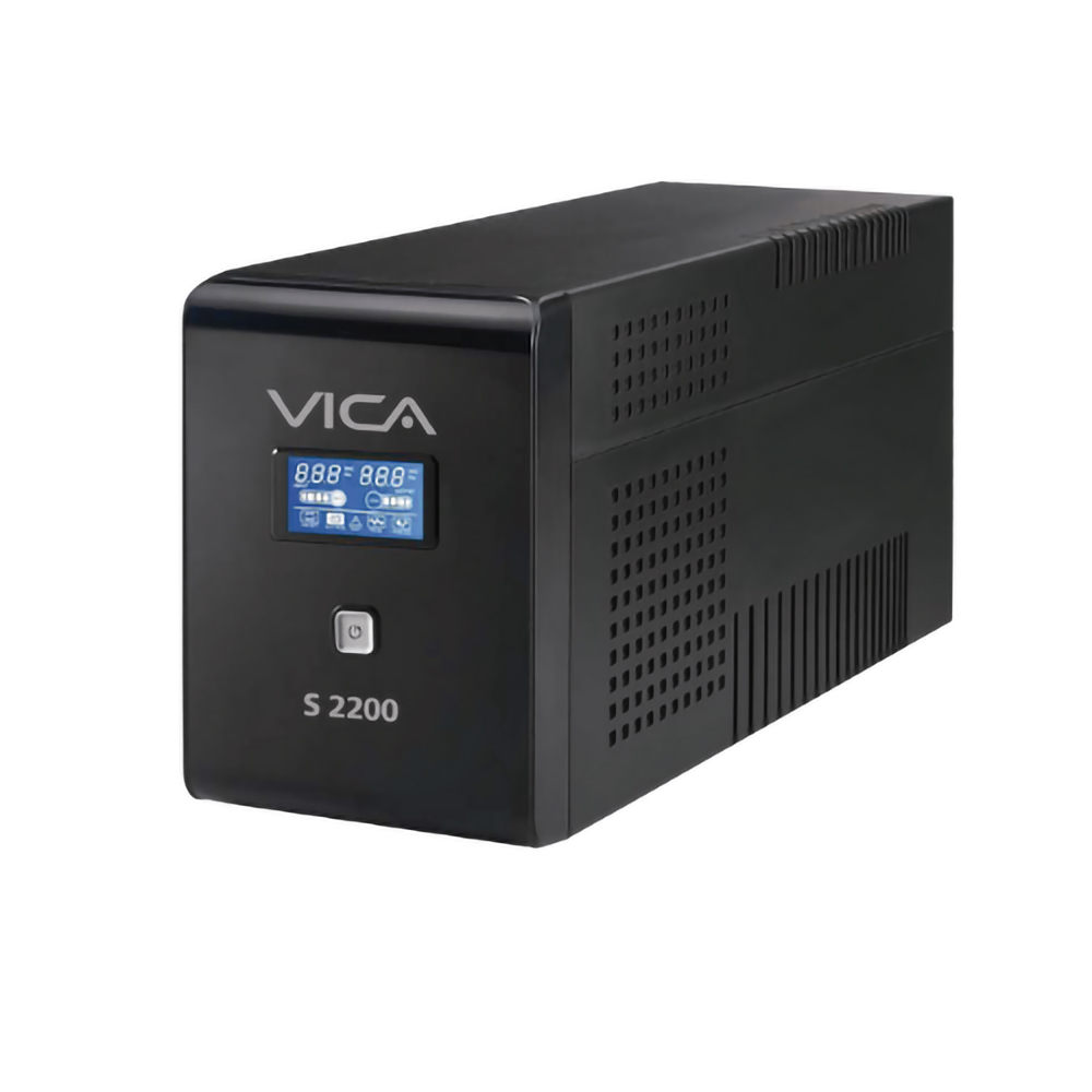 Foto 2 pulgar | No Break Interactivo Vica S2200 color Negro de 2200va/1200w con 8 Contactos