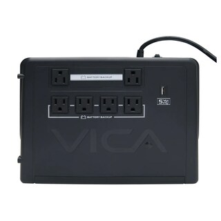 Foto 2 | No Break Interactivo Vica Revolution 900 color Negro de 900va/500w con 6 Contactos