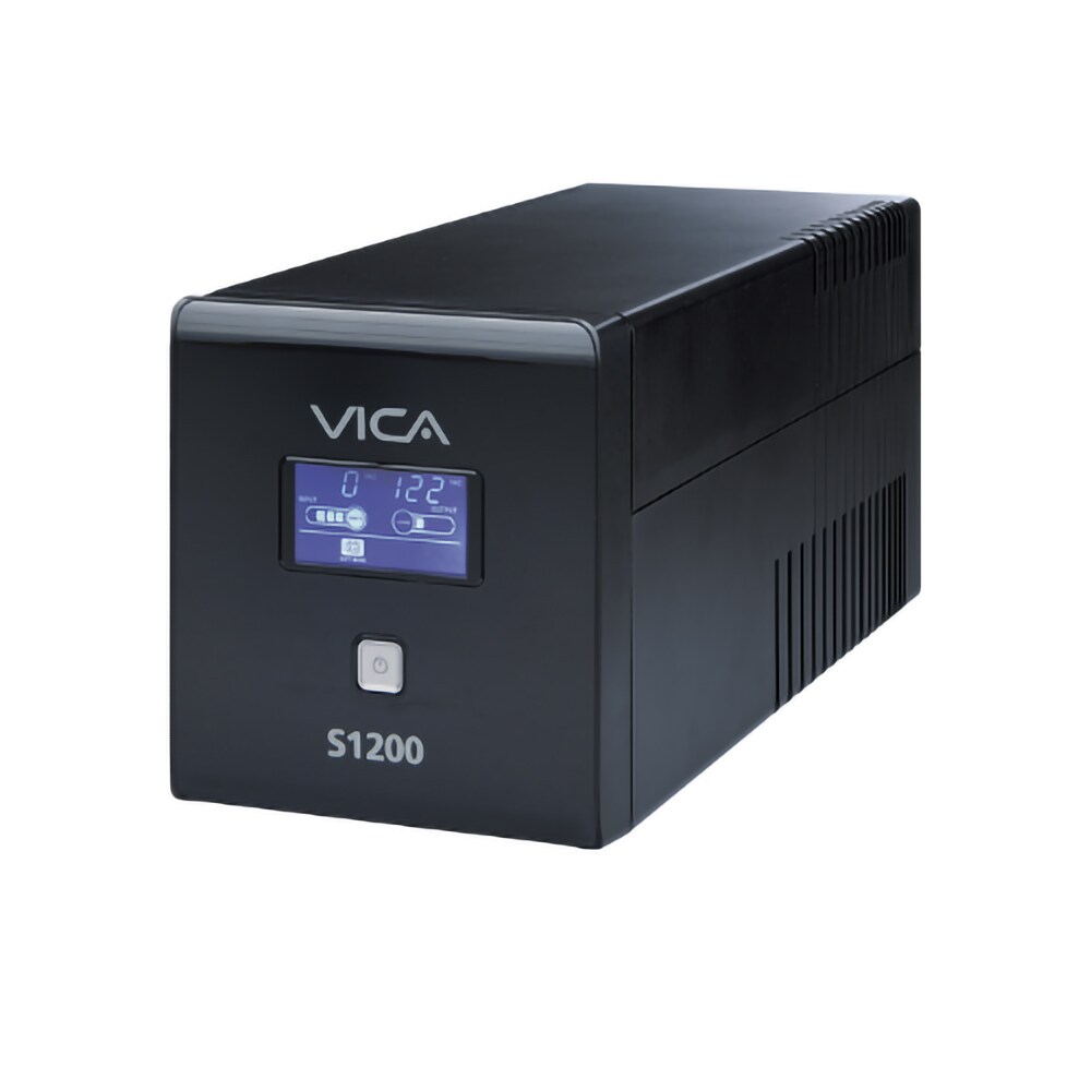 No Break Interactivo Vica S1200 color Negro de 1200va/600w con 6 Contactos $7,528