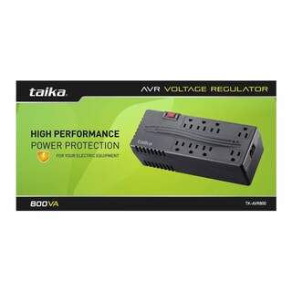 Foto 3 | Regulador Electronico Taika Tk-avr800 De 800va 8 Contactos
