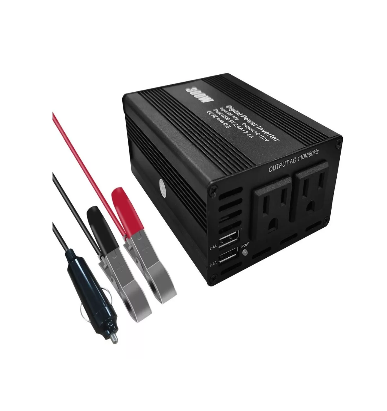 Foto 3 pulgar | Inversor de Potencia Lab.G Negro de 300 W para Auto
