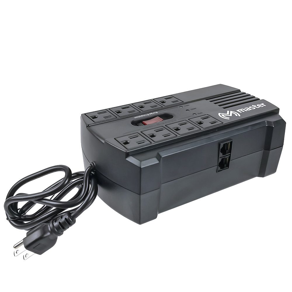 Regulador de Energía Master Electrónicos Mpreg500x6 Negro