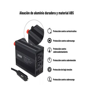 Foto 3 | Inversor de Potencia Belug 300 W para Auto