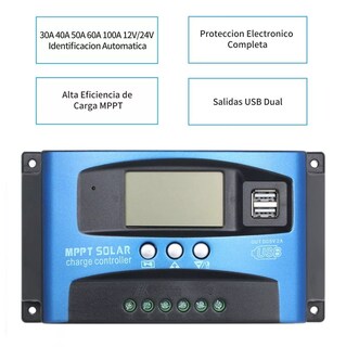 Foto 5 | Controlador de Carga Belug 24 V