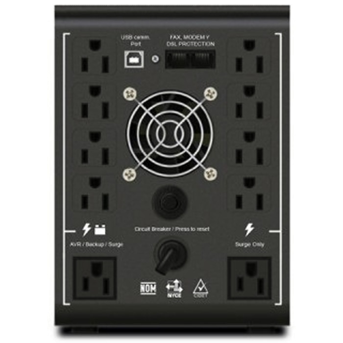 Foto 3 | No Break Cdp R-smart 1510 1500va 900w 120v 8 Contactos