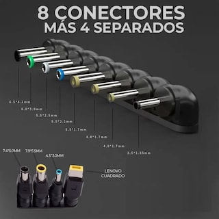 Foto 3 | Cargador Universal Para Laptops 96w Voltaje 12 24v Eo Safe Imports Esi-20123 Negro