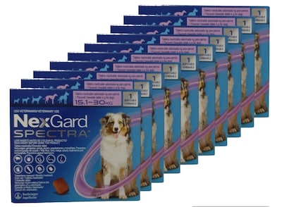 Foto 1 | Desprasitante Nexgard Spectra 15-30kg 12 Pzas Para Perro Precio Mayoreo