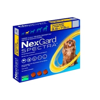 Foto 1 | Desprasitante Nexgard Spectra 3.5-7.5kg 12 Pzas Para Perro Precio Mayoreo