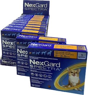 Foto 1 | Desprasitante Nexgard Spectra 2-3.5kg 12 Pzas Para Perro Precio Mayoreo