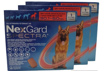 Foto 1 | Desprasitante Nexgard Spectra 30-60kg 3 Pzas Para Perro Precio Mayoreo