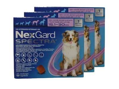 Foto 1 | Desprasitante Nexgard Spectra 15-30kg 3 Pzas Para Perro Precio Mayoreo